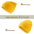 thumbnail image 6 of ZSQDM Unisex beanie Winter Knitted Cuffed Soft Warm Hat for Men/Women Ski Watch Cap beanie Hard Hat Bucket Hats Rv Bumper End Cap, 6 of 6