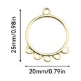 thumbnail image 4 of sweethay 10 piezas de aleación de zinc colgante flor borde DIY colgante collar pendiente joyería accesorios accesorios Ropa, zapatos y accesorios Miscelánea Tipo 1, 4 of 6