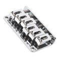 thumbnail image 1 of Reemplazo de Puente de Guitarra de 6 Cuerdas Puente Fijo de aleación de Zinc Puente de Sillín de Guitarra Eléctrica Accesorio de Guitarra Eléctrica ANGGREK  Otros, 1 of 8