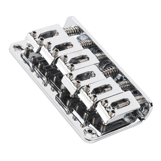 Reemplazo de Puente de Guitarra de 6 Cuerdas Puente Fijo de aleación de Zinc Puente de Sillín de Guitarra Eléctrica Accesorio de Guitarra Eléctrica ANGGREK Otros