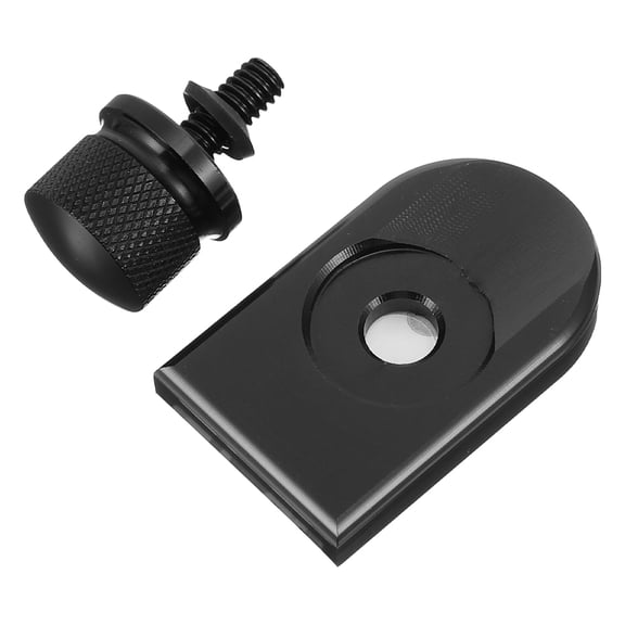 NICEXMAS 1Pc Black Aluminum Alloy Motorcycle Seat Bolt Nut Rear Seat Replacement Kit