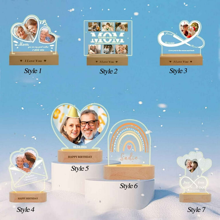 Happily Together Since - Couple Personalized Custom Heart Shaped Acrylic Plaque Gift For Husband Wife Anniversary