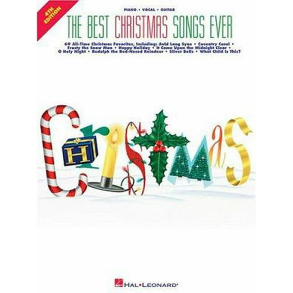 Pre-Owned The Best Christmas Songs Ever (Paperback) 0881889288 9780881889284