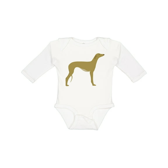 Inktastic Greyhound Boys or Girls Long Sleeve Baby Bodysuit