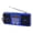 Blue, variant on Ethern Multiband Portable Radio Rechargeable Mini Speaker Stereo Audio Pocket Radio for Blue