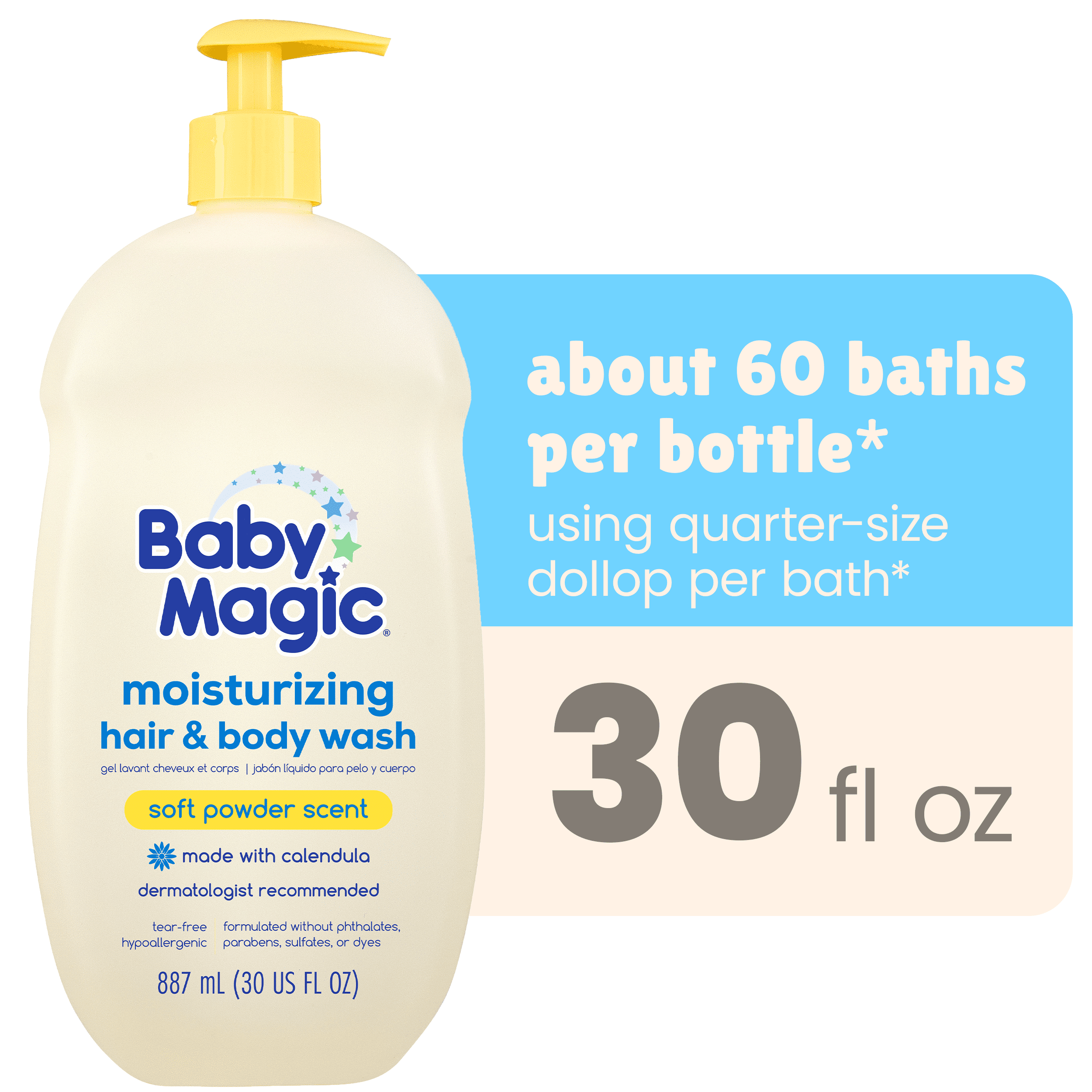 Aveeno Baby Daily Moisture 2-in-1 Bath Wash Shampoo, Oat Extract
