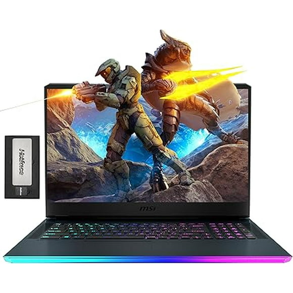 MSI Raider GE76 17.3" 144Hz FHD Gaming Laptop, Intel i9-12900H, 32GB DDR5, 2TB SSD, NVIDIA GeForce RTX 3060, Backlit Keyboard, FHD Webcam, Wi-Fi 6, Win 11 Home, Grey, 256GB Docking Station Set