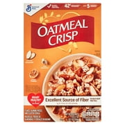 Oatmeal Crisp Heart Healthy Cereal, High Fiber Cereal Made with Whole Grain, 19.7 oz