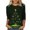 Multicolor#23, variant on JTZGDY Womens Christmas Shirts Xmas Funny Printed Crew Neck 3/4 Length Sleeve Tops 2026 Festive Dressy Casual,Plus Size,Christmas Clothes for Women,Holiday Basic Tee,Tunic Tops Pullovers