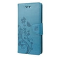 thumbnail image 4 of Allytech Wallet Case for Samsung Galaxy S23 Ultra 5G 6.8", PU Leather Butterfly Rose Embossed Flip Cover Stand Shockproof Protective Case for Women - Blue, 4 of 7
