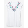 thumbnail image 3 of Woman Within Plus Size Embroidered V-Neck Tunic, 3 of 5