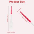 thumbnail image 2 of Cepillos interdentales ACSKD, palillos de hilo dental, 200 unidades, rojos, 2 of 6