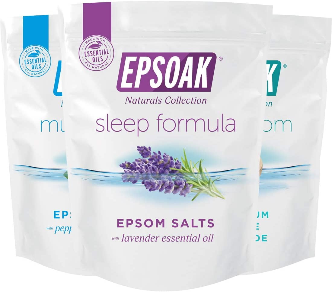 Ultimate Epsoak Epsom Salt Bath Soak Bundle (6 lbs. Total) Sleep