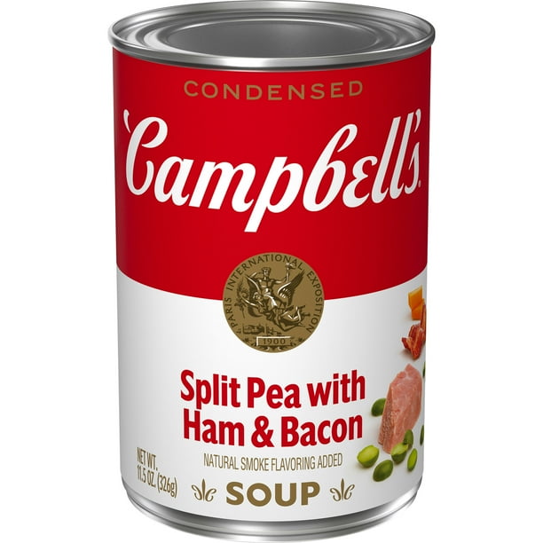 Campbell’s Condensed Split Pea with Ham & Bacon Soup, 11.5 Ounce Can
