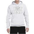 thumbnail image 2 of Wild Bobby, Best Cat Dad Daddy Gift, Pop Culture, Unisex Graphic Hoodie Sweatshirt, White, Small, 2 of 3