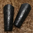 thumbnail image 6 of Embossed Arm Bracers Retro Leather Gauntlets Guards for and LARP Events, 6 of 9