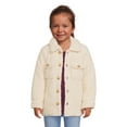 thumbnail image 4 of Wonder Nation Toddler Faux Sherpa Shacket, Sizes 12M-5T, 4 of 6