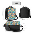 thumbnail image 2 of Balery Colorful Fish 1 Caja de Almuerzo y Bolsa de Almuerzo para Hombres y Mujeres, Bolsa de Almuerzo Reutilizable con Gran Capacidad, Bolsa de Almuerzo Aislada, 2 of 7