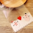 thumbnail image 3 of PENGXIANG 100Pcs Self-adhesive Christmas Cookie Candy Packaging Bag Baking Snack Pouch Style 4 One Size, 3 of 13
