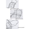thumbnail image 4 of Matsuzay Soporte de huevo con forma de pollo de hierro portátil galvanizado lindo almacenamiento decorativo restaurante huevos contenedor Cocina y Comedor, 4 of 6