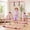 Pink1, variant on ZENOVA Gymnastics Bar with Mat, Junior Horizontal Training Bar for Kids Aged 3–8
