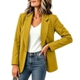 thumbnail image 2 of QIYAGBSA Blazer for Women, Long Sleeve Lapel Collar with Pockets for Office and Casual, 2 of 7