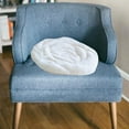 thumbnail image 4 of Cojín de asiento Cojín de silla en forma de de felpa Cálido y cómodo sofá para el hogar Decoración para sala de estar Beige Sharpla Cojín del asiento, 4 of 8