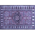 thumbnail image 1 of Ahgly Company Machine Washable Indoor Rectangle Geometric Blue Traditional Area Rugs, 8' x 12', 1 of 4