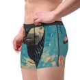 thumbnail image 2 of Pofeuu Blue Watercolor Duck Print Men’s Boxer Briefs, Moisture-Wicking Underwear, Regular,Trunk-X-Large, 2 of 5