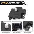thumbnail image 5 of Unique Bargains HVAC Air Door Actuator Heater Blend Door Actuator for Infiniti QX56 2004-2010 for Nissan Armada 2005-2015 AC Heater Actuator No.604970/27743ZP00A, 5 of 7