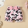 thumbnail image 6 of Newborn Baby Girl Summer Clothes Short Sleeve Heart Print Romper Bodysuit Camo Shorts Headband 3Pcs Set Cute Outfits Kaprioy Girls Summer Outfits, 6 of 6