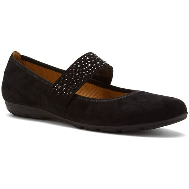 gabor black flats