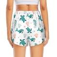 thumbnail image 4 of Goofa Turtles And Seahorses Printed Women 2 in 1 Running Shorts,Quick Dry Athletic Workout Shorts,High Waisted Athletic Shorts with Liner Pockets-Medium, 4 of 9