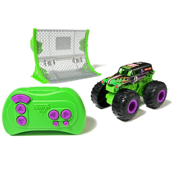 Monster Jam, 1:64 Grave Digger Remote Control Monster Truck Vehicle, for Ages 4 and up