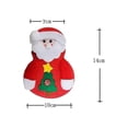 thumbnail image 3 of 12 piezas de decoración navideña con forma de muñeco de nieve, cuchillo y tenedor, juego de cubiertos creativos para mesa de comedor para el hogar, especificación: anciano, 3 of 5