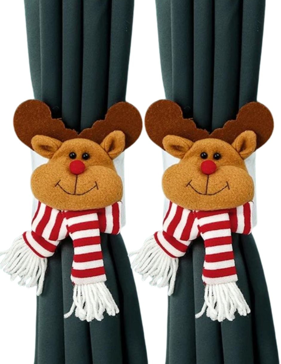 Set de sujetadores de cortinas navideños Bodega Aurrera en línea