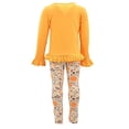 thumbnail image 4 of Unique Baby Girls 2 Piece Always Thankful Thanksgiving Legging Set (3Y, Orange), 4 of 5
