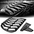 thumbnail image 2 of CUMART 2015-2023 Rear+Side Window Louvers Windshield Sun Shade Cover Lambo Style Matte Black Compatible with Ford Mustang 2015 2016 2017 2018 2019 2020 2021 2022 2023 Complete Set â€¦, 2 of 4