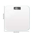 thumbnail image 6 of Leodye Electronic Scale, USB Charging Body Weight Scale White, 6 of 6