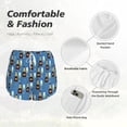 thumbnail image 4 of Salouo Bottle And Glass Print Women's 2 in 1 Running Shorts Double-Layer Shorts Athletic Workout Gym Yoga Shorts Running Shorts for Women-Small, 4 of 7