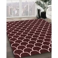 thumbnail image 2 of Ahgly Company Indoor Rectangle Patterned Chocolate Brown Area Rugs, 2' x 5', 2 of 6