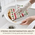 thumbnail image 5 of 2 Pcs Funny Kitchen Towels,Red Christmas Stocking and Snowflake Pattern Microfiber Dish Towels,Kitchen Tea Towels,Kitchen Towel Set (18" X 26"), 5 of 7