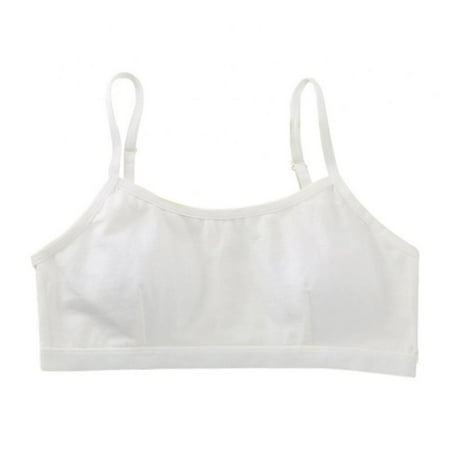 

Bras for Girls/Student Children s - Training Ultra-thin Cotton Bras Wireless Light Padded Comfortable Breather Sports Bra