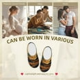 thumbnail image 7 of Easygdp Sunset Desert Journey Slippers for Women Mens Winter Warm Home Slippers Plush Slip on House Slippers for Indoor Outdoor Shoes-8, 7 of 7