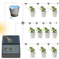 thumbnail image 1 of HLONK Solar Automatic Drip Irrigation Kit with 10m Hose IP67 Solar Plant Watering Devices with Timer DIY Automatic Watering System Kit for 15 Potted Plants Solar Plant Waterer for Balcony, 1 of 9