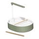 thumbnail image 3 of Bañera para loros con bomba ajustable, juguete de regalo con perchas de madera, bañera automática para pájaros Cabezal de ducha verde, 3 of 4