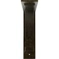 thumbnail image 3 of Ekena Millwork 3"W x 12"D x 12"H Morris Steel Bracket, Antiqued Pale Gold, 3 of 11