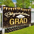 thumbnail image 3 of YAOMOBB Graduation Background Cloth Clear Printing Graduation Banner Copper Buckle Design Polyester Backdrop, 3 of 5