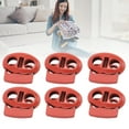 thumbnail image 1 of Spring Cord Lock, 30pcs Premium Zinc Alloy Spring Cord Lock Strong Springs Easy To Tighten Shoe Lace Toggles Stopper Gloves Lock For Drawstrings, 1 of 8