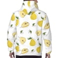 thumbnail image 5 of Hoodies for Men - Cute Pear Yellow Long Sleeve Comfrt Men'S Fashion Hoodies & Sweatshirts, Sweatshirts for Men Hoodies Pullover Clothing Clothes with Pouch, 5 of 7